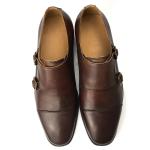 Cow Leather Dress Shoes Summer Men Oxford Shoes with Double Buckle