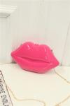 2016 new lady lips lip-shaped acrylic evening bags Shoulder Messenger mini