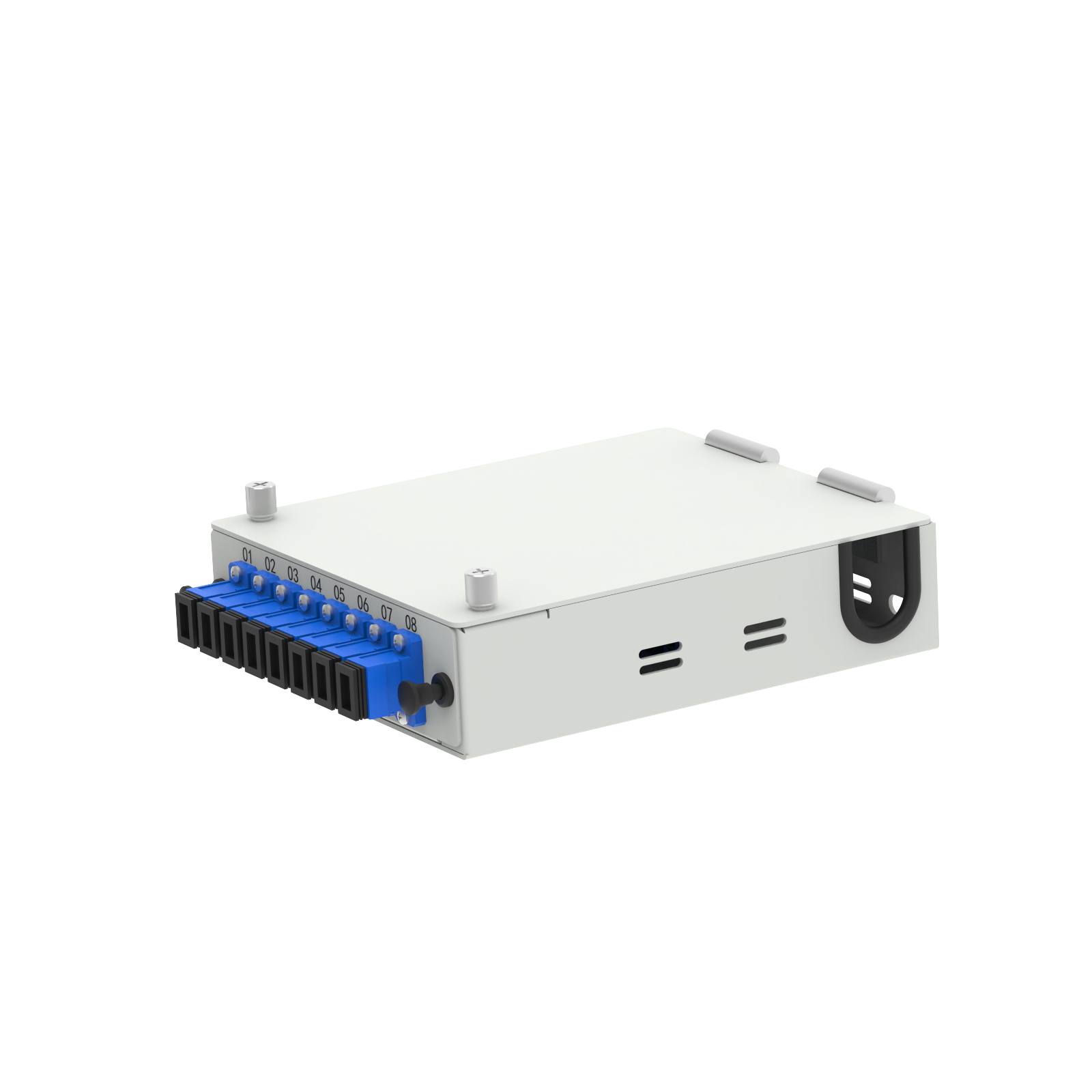 8 Core SC UPC Type Fiber Optic FTTH Terminal Box for FTTX Distribution in ODN Network