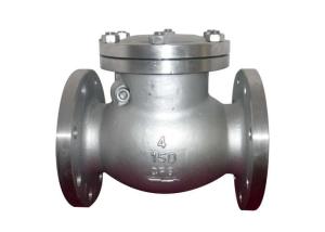 Quality 300 Lbs RF STL 13Cr Trim BB Swing Type Check Valve ASTM A 216 Grade WCB wholesale