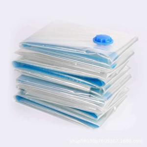 Quality PE Plastic Vacuum Compression Bag for Quilts Clothes and Travel Spot Air Suction Valve wholesale