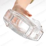 1L Creative Glass Bottle for Alcoholic Beverages Glass Lid Custom Label