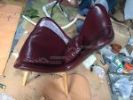 Noble designed hotel lobby furniture commercial leather covered leisure chair