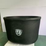 Thermal Shock Resistance Graphite Clay Crucible Cylindrical For Melting And