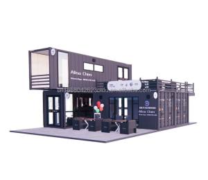 Quality Wooden Container Houses for Outdoor Office or Family Customized Modern Design Prefabricated Bar Modular Steel Homes wholesale