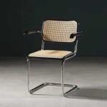 Mid Century Modern Rattan Dining Chairs Metal Frame Cane Rattan Dining Chair