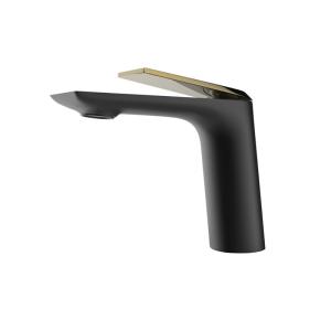 Quality AMP1145H Wash Basin Toilet Mixer Tap Matte Black Polished Surface Finish wholesale