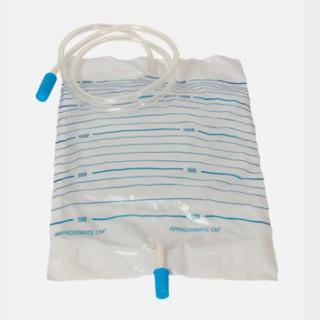 Cross Valve Medical PVC Urinary Bag for Liquid - Leading and Urine Collection