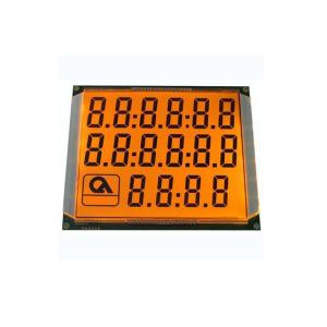 Quality 6 Digit 70 Pin Fuel Dispenser HTN LCD Display With Orange Backlight wholesale