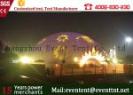 Snow White Color Large Dome Tent Diameter 30m Transparent For Road Show