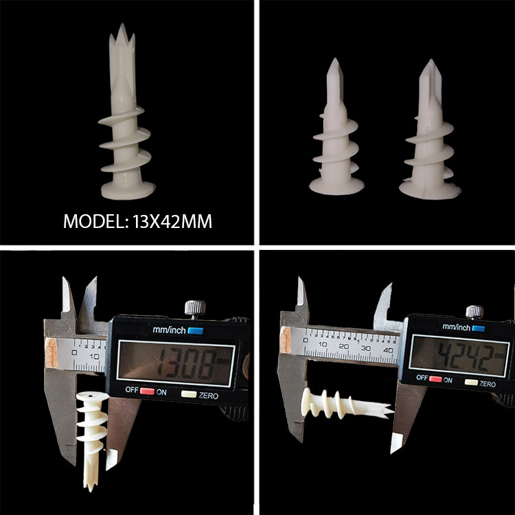 19-42mm length ceiling drywall anchor plastic screw fastener DIN Standard