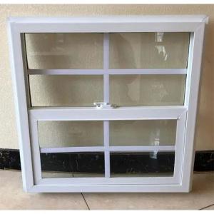 Quality Waterproof UPVC Single Hung Windows Vinyl Single Hung Hurricane Windows wholesale