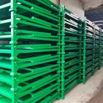 Heavy Duty Warehouse Detachable Metal Steel Stacking Folding Fabric Stillage