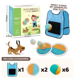 Quality Children Plastic Educational Toys Sports Sticky Ball Plate Vest Shirt wholesale