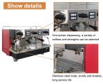 High Volume Commercial Hotel Equipment 715*577*600 Mm 2 Group Head 240/H Output
