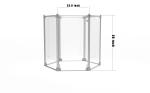 Durable Transparent Foldable Pet Playpen For Indoor And Outdoor