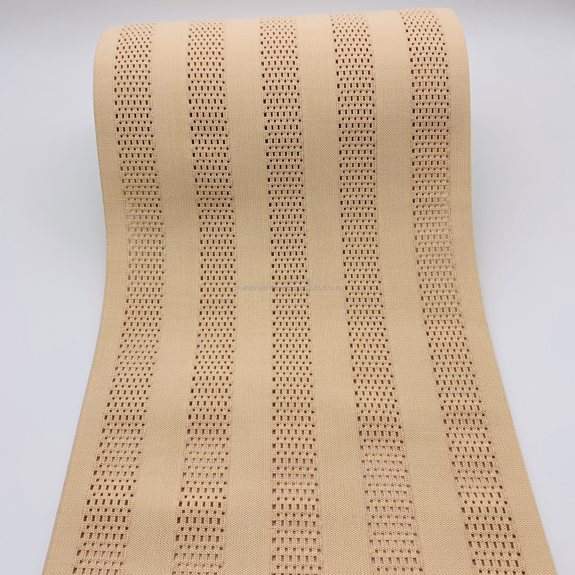 High strength mesh elastic band breathable elastic band polyester elastic band