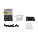 Soak Cleaning Jewelry Ultrasonic Cleaner 2L Custom With Basket