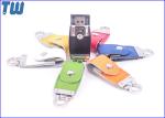 Full Leather Cover USB Flash Memory Logo Printing with Buckle