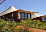 Prefabricated Luxury Glamping Hotel Tent High Strength Q235 Steel Frame