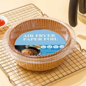 Quality 50pcs 100pcs Air Fryer Disposable Paper Liner Non Stick For Baking wholesale