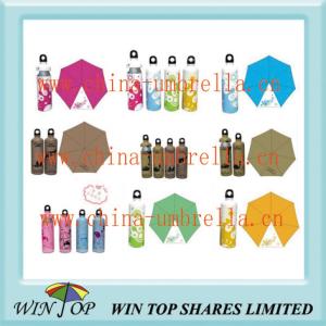 Quality 5 Folds Bottle Feature Umbrella wholesale