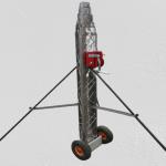11 Sectional Ham Radio Mast Telescoping