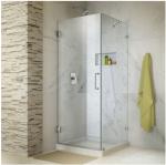 Frameless Hinge Tempered Glass Shower Enclosure Square Glass Shower Cabin