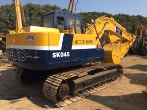 Quality 0.5m3 Bucket 12ton SK045 Second Hand Kobelco Excavators wholesale