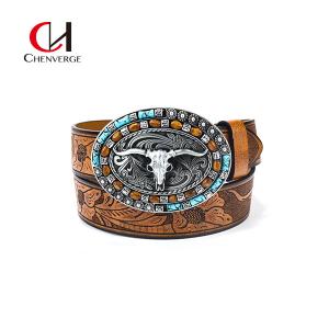 Quality Men'S Needle Buckle Leather Casual Western Belt Street Style wholesale