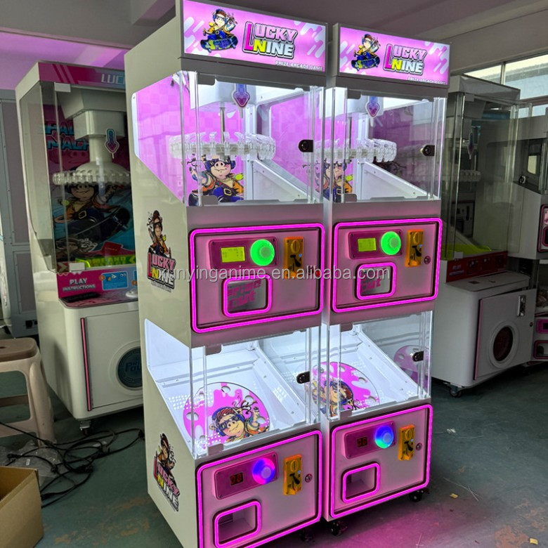 Metal Acrylic Mini Toy Claw Machine Clip Gift Clamp Candy Arcade Grabber