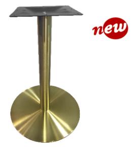 Quality Stainless Steel Table Legs / Hospitality Table Base With Copper Finish 2109-GD wholesale