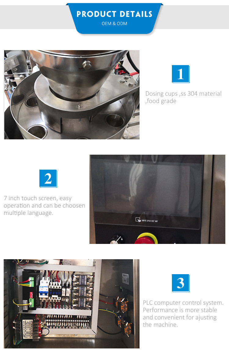 Vertical tomato ketchup /fruit juice packing machine in small business