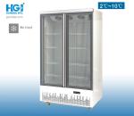 HGI Double Door Upright Showcase Cooler 958 Liter 220V