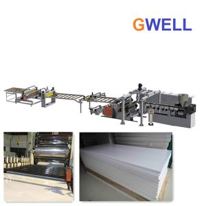 Quality PP PE ABS PVDF Cabinet Board Extrusion Line 600kg H wholesale