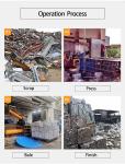 Automatic Hydraulic Scrap Metal Baler Baling Machine Press Waste