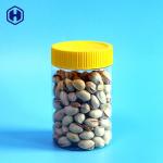 Transparent Leak Proof Plastic Jar Screw Lid Round Plastic Canisters