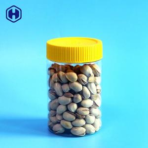 Quality Transparent Leak Proof Plastic Jar Screw Lid Round Plastic Canisters wholesale