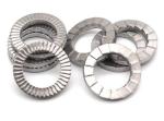 Zinc Plate Surface Double Fold Steel Flat Washers / Wedge Lock Washer DIN25201