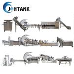 Natural Snack Frozen French Fries Processing Line 2000kg/H