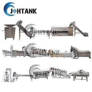 Quality Natural Snack Frozen French Fries Processing Line 2000kg/H wholesale
