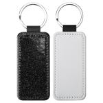 Personalized Sparkle Leather Pendant Key Chain For Sublimation Printing