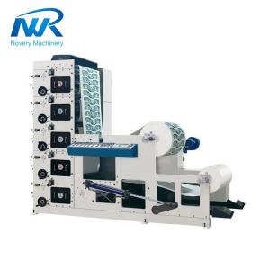 Quality Automatic Flexographic Printers Plastic Manufacturing Machine Flexo Printing 4 Color wholesale