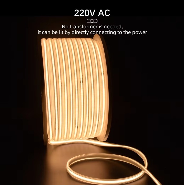 50cm Cuttable Length AC220V COB LED Strip with CE Certification
