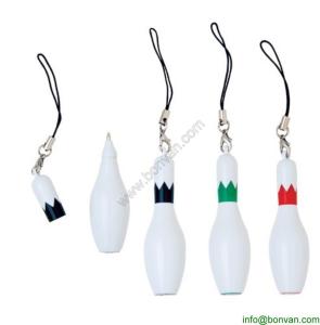 Quality plastic pen, bowling shape promotional gift pen,more styles gift pens wholesale