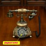 Classic Wedding Phone Guest Book Retro Craftsmanship Audio Wedding Guestbook For