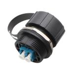 IP67 Waterproof LC ODVA Fibre Optic Adapter For Wall Faceplate