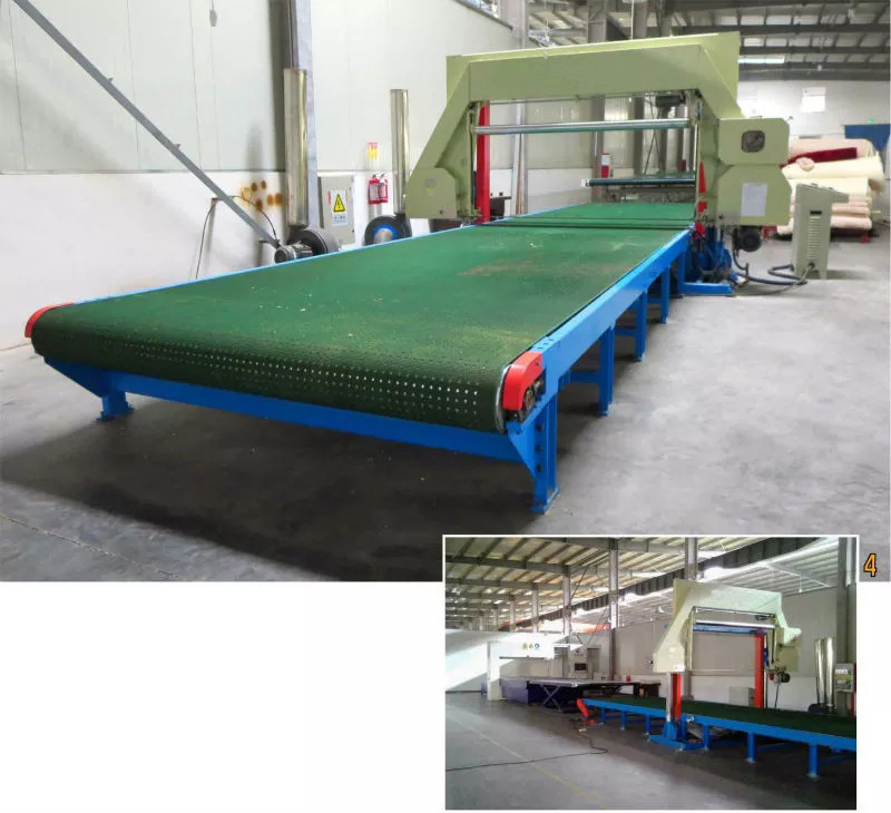 Sponge Horizontal Rigid Foam Cutting Machine Automatic CNC
