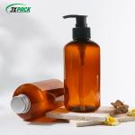Clear Plastic Shampoo Bottles 300ml 500ml Empty Shower Gel Bottles