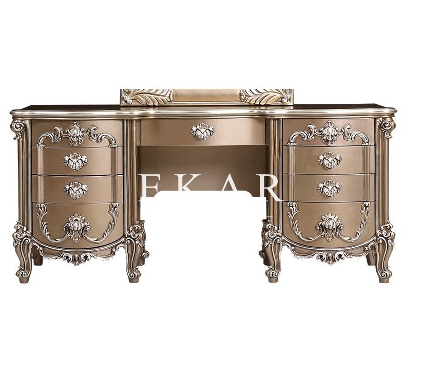 Vanity Antique Dresser With Drawer Dressing Table Design For Bedroom LS-A312D